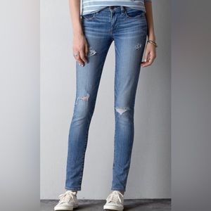 American Eagle Outfitters Super Skinny Destroyed Jeans